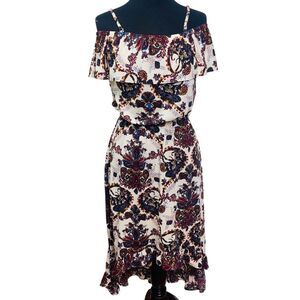 Women's Paisley Dress High/Low Hemline Size Small/Medium NWT